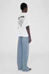 ANINE BING  Louis Tee Hollywood - Ivory SzL