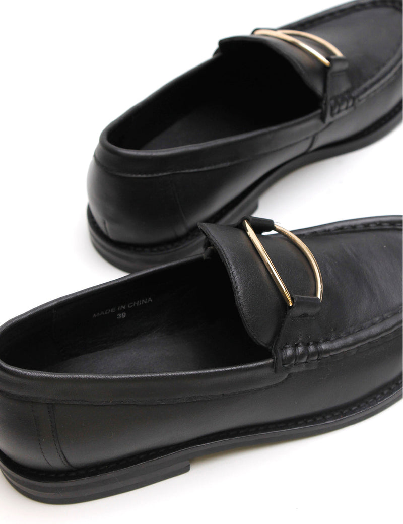 LA TRIBE Amelia Loafer - Black Gold EU38