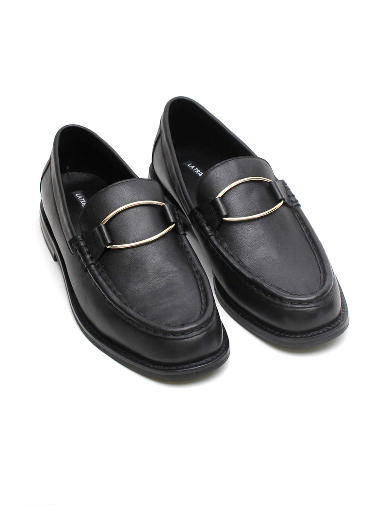 LA TRIBE Amelia Loafer - Black Gold EU38