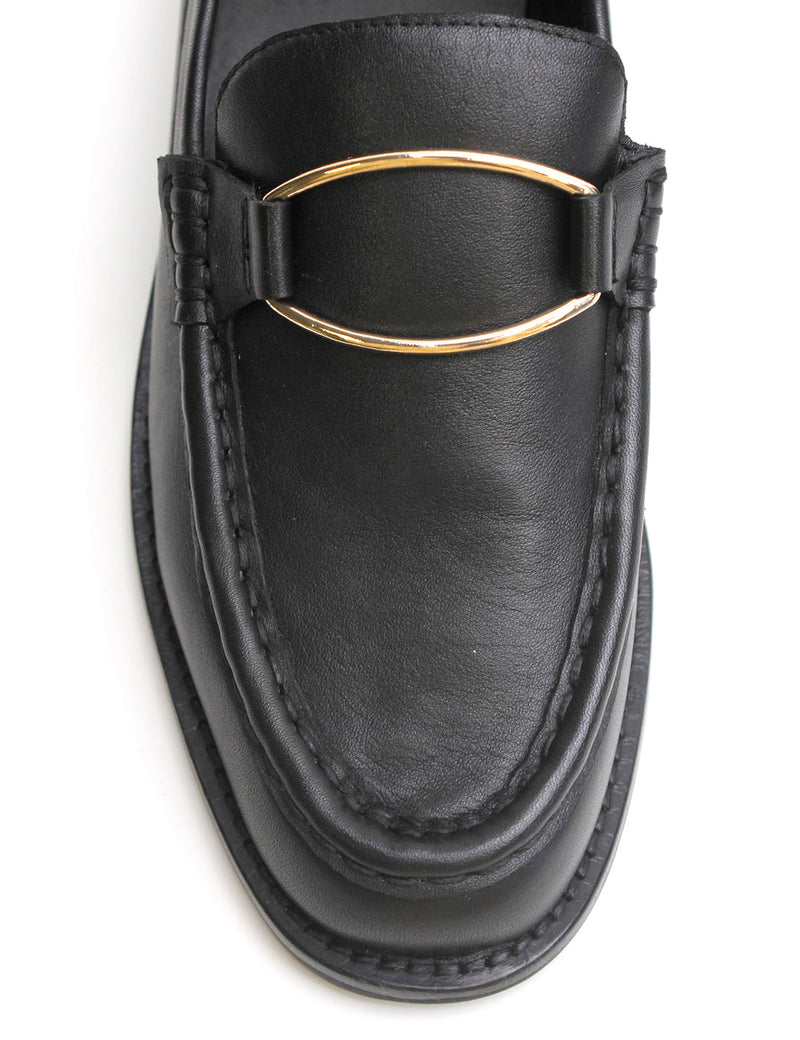 LA TRIBE Amelia Loafer - Black Gold EU38