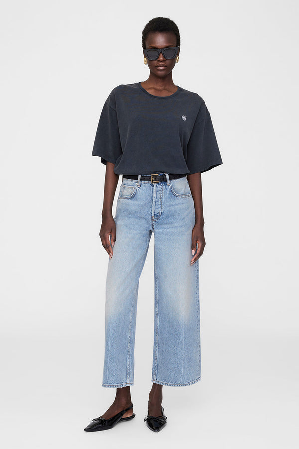ANINE BING Rudy Tee Empowerment - Washed Black SzS
