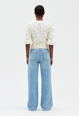 CLAUDIE PIERLOT Mimosa Blouse - Floral Sz40 NZM