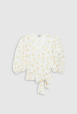 CLAUDIE PIERLOT Mimosa Blouse - Floral Sz40 NZM