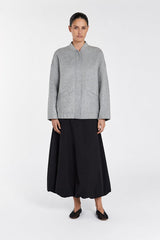 DISSH Wool Bomber Jacket - Silver Sz16