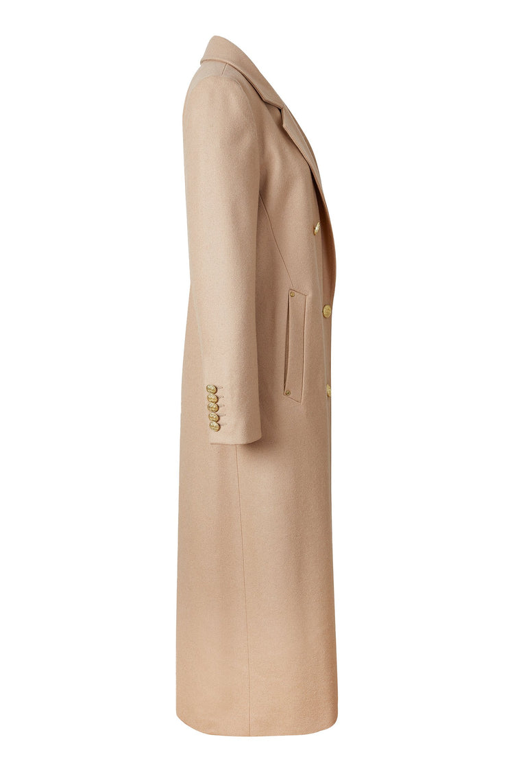 HOLLAND COOPER Double Breasted Coat - Camel Sz12
