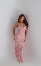 LOVE SHACK FANCY  Rialto Dress - Strawberry Macaroon US2 NZ6