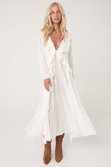 SPELL Fleur Lace Gown - White SzS