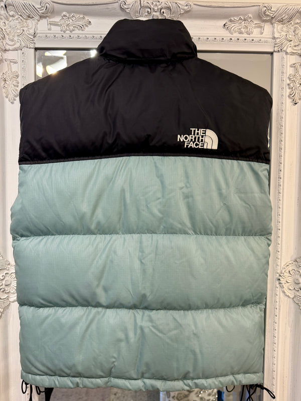 NORTHFACE Nuptse Retro Puffer Vest 700 - Mint Blue SzM