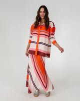 ELMS + KING Austin Bias Cut Skirt - Multi SzS