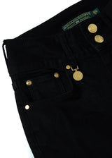 HOLLAND COOPER High Rise Flared Jean - Black Sz12R