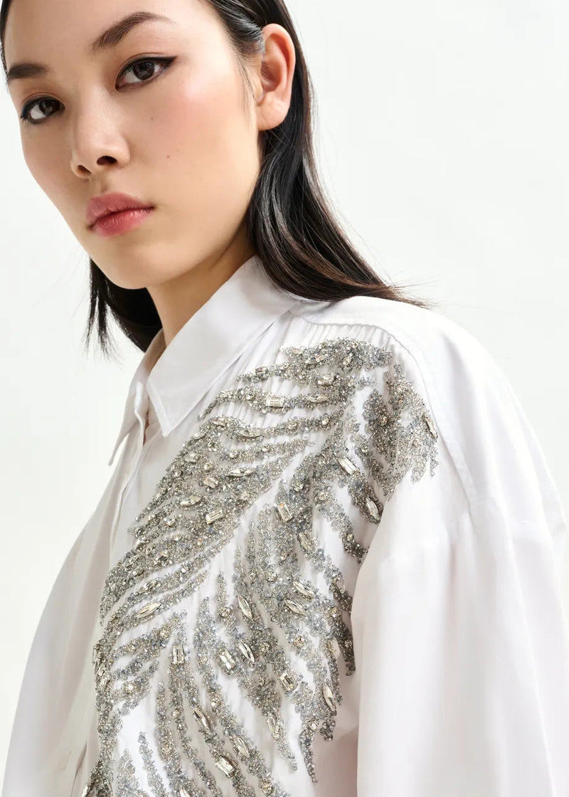 ESSENTIEL ANTWERP Iliza Shirt - White SzL