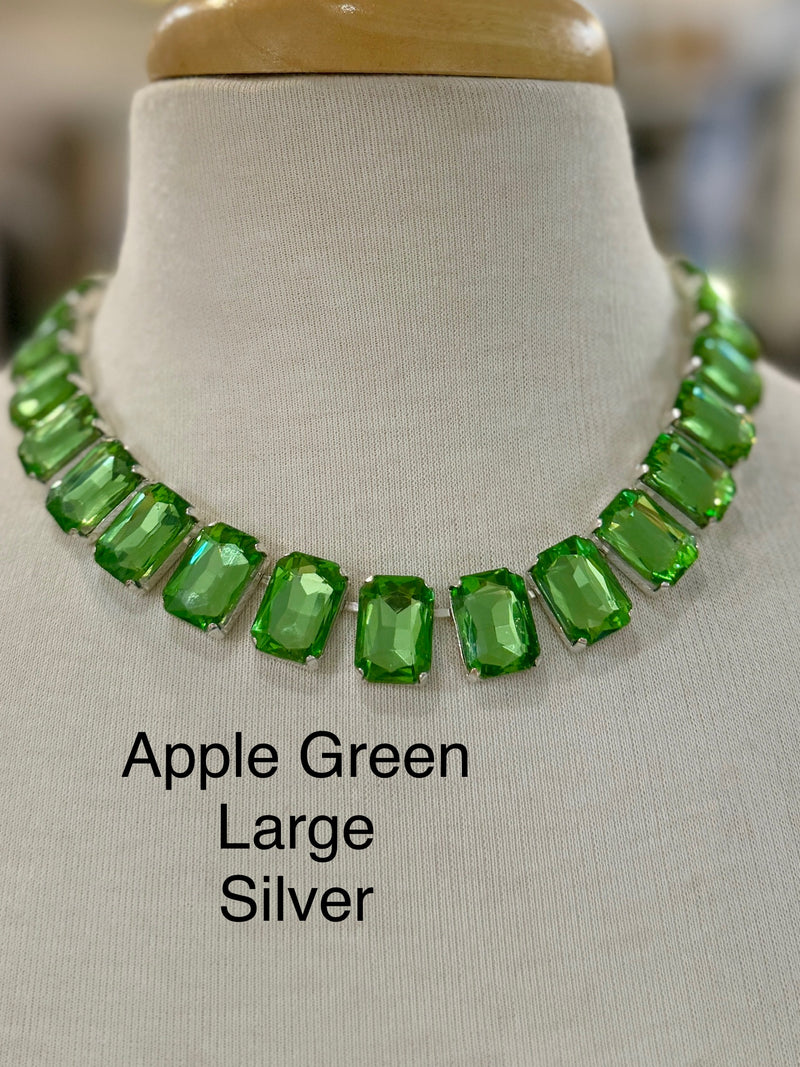 BUNNIES Statement Crystal Necklace
