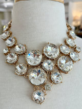 BEAUTIFUL EARTH Crystal Maxi Collar Necklace