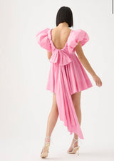 AJE Gretta Bow Back Mini Dress - Lolly Pink Sz8