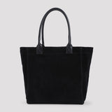 ISABEL MARANT Small Yenky Leather-trimmed Suede Tote