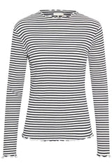 KAREN BY SIMONSEN Candace Stripe Long Sleeve Top - XL
