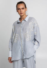 GREEK ARCHAIC KORI Lefkada Shirt - Grey SzS