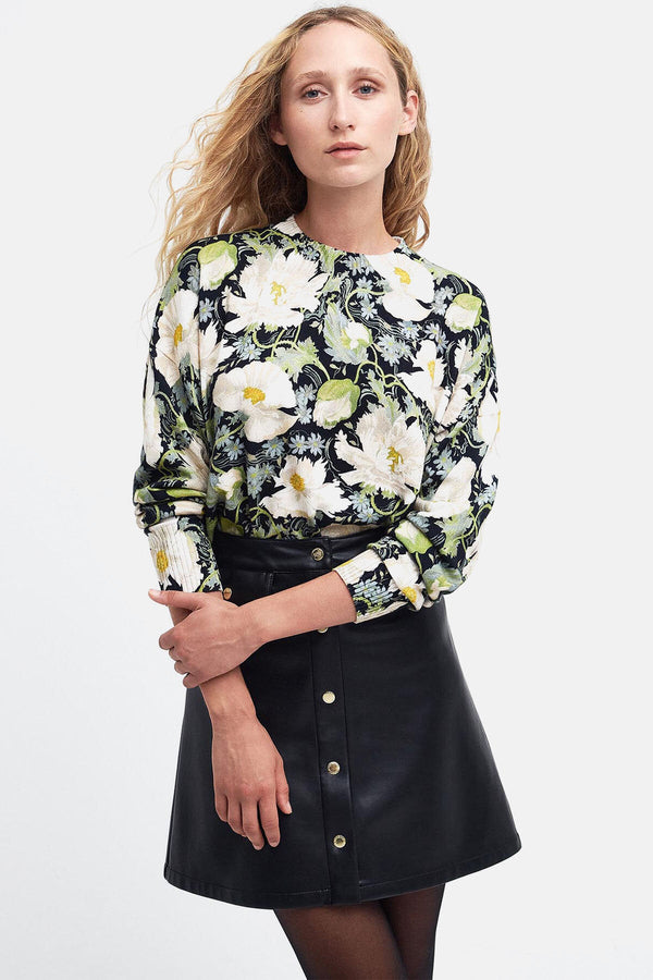 BARBOUR X HOUSE OF HACKNEY Daintry Knitted Jumper - Floral Sz18