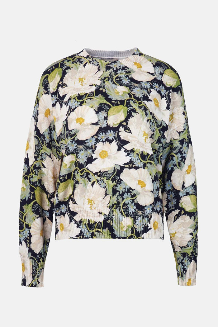BARBOUR X HOUSE OF HACKNEY Daintry Knitted Jumper - Floral Sz18