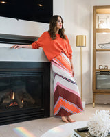 ELMS + KING Austin Bias Cut Skirt - Multi SzS