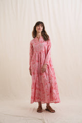 READ & BELL Natalie Maxi Dress - Rose Floral
