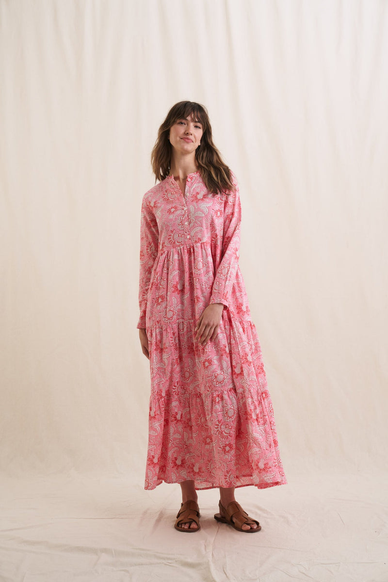 READ & BELL Natalie Maxi Dress - Rose Floral