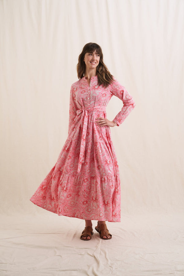 READ & BELL Natalie Maxi Dress - Rose Floral