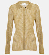 VICTORIA BECKHAM Metallic Knit - Gold SzL