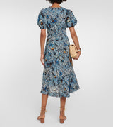 ULLA JOHNSON Thelma Dress - Morning Glory Sz8 NZ12