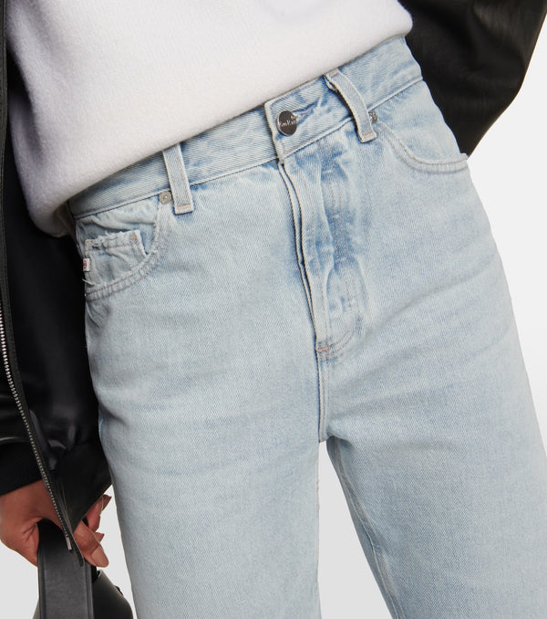 AG JEANS x EmRata Clove Mid-rise Jeans - Iris Sz28