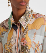 ZIMMERMANN Tallow Shirt - Nautical Sz3 NZ14