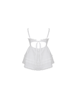 RUBY Colette Lace Trimmed Camisole - White Sz6