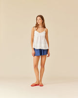 RUBY Colette Lace Trimmed Camisole - White Sz6