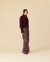 RUBY Matilda Zip Cardigan - Plum Sz10