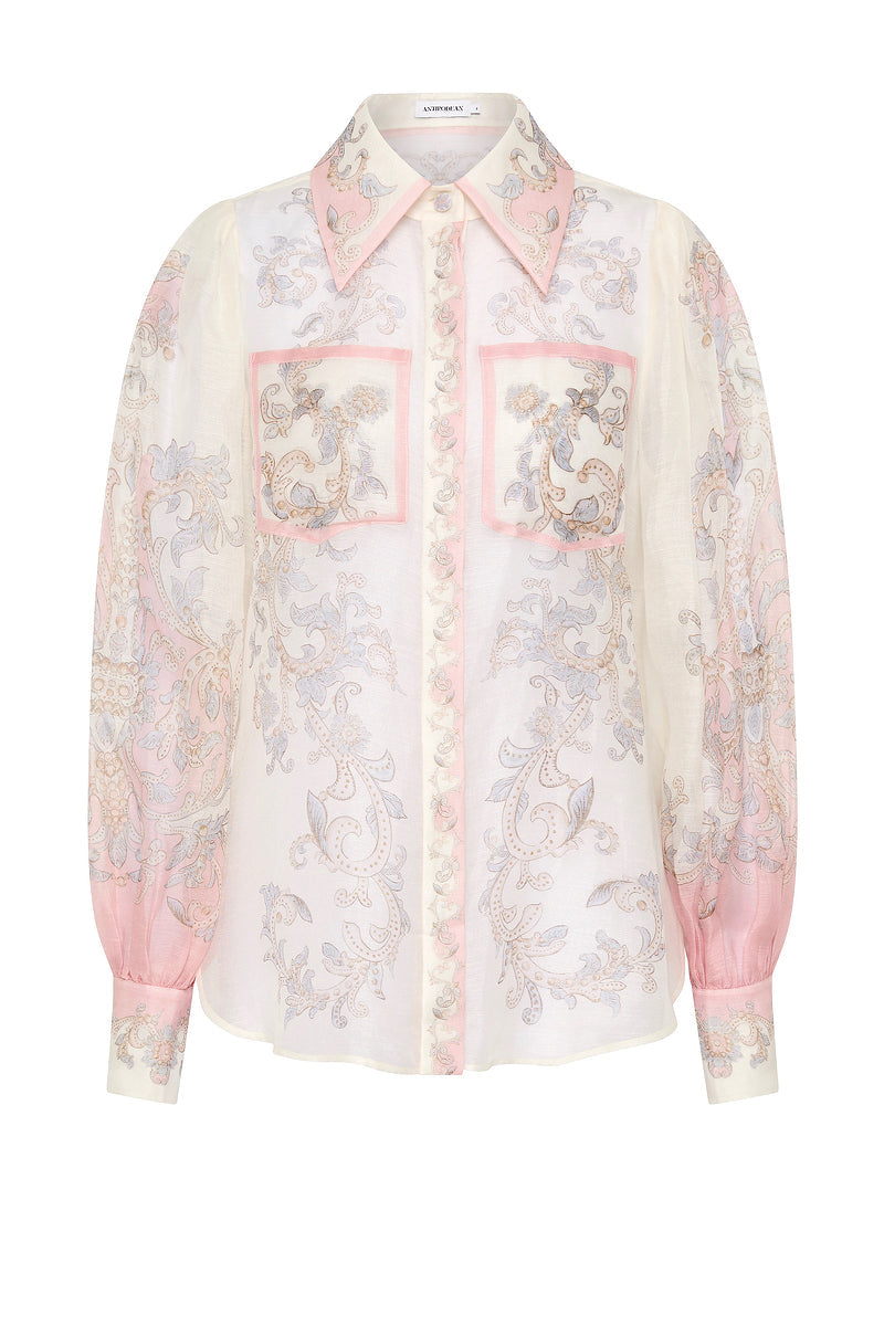 ANTIPODEAN Bitter Sweet Balloon Blouse Sz16