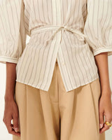 SESSUN Georgia Shirt - Sandcream SzL