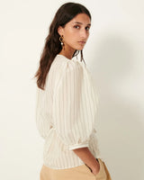 SESSUN Georgia Shirt - Sandcream SzL
