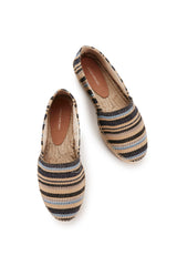 ESTILO EMPORIO Mulespradrilles-  Navy Stripe EU37