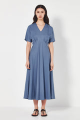 SHJARK Amalfi Dress -  Mid Blue SzL