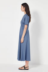 SHJARK Amalfi Dress -  Mid Blue SzL