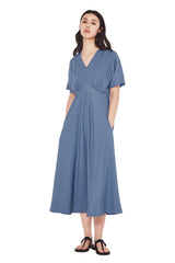 SHJARK Amalfi Dress -  Mid Blue SzL