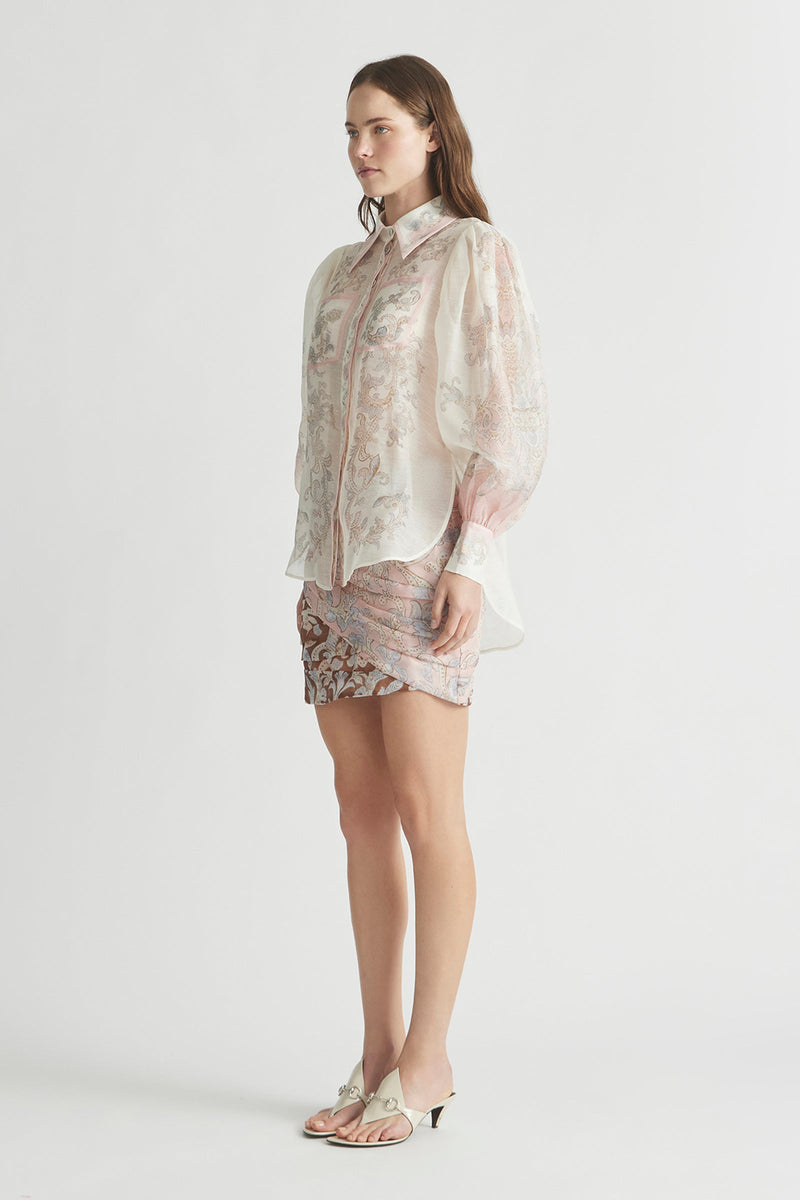 ANTIPODEAN Bitter Sweet Balloon Blouse Sz16