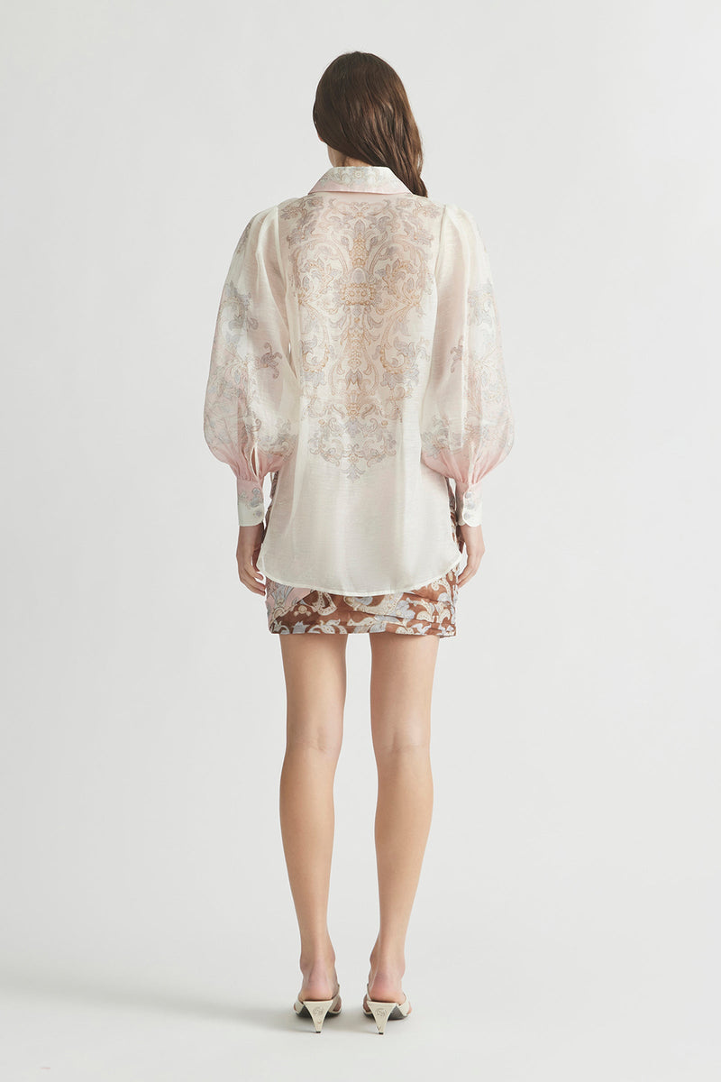 ANTIPODEAN Bitter Sweet Balloon Blouse Sz16