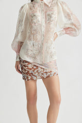 ANTIPODEAN Bitter Sweet Balloon Blouse Sz16