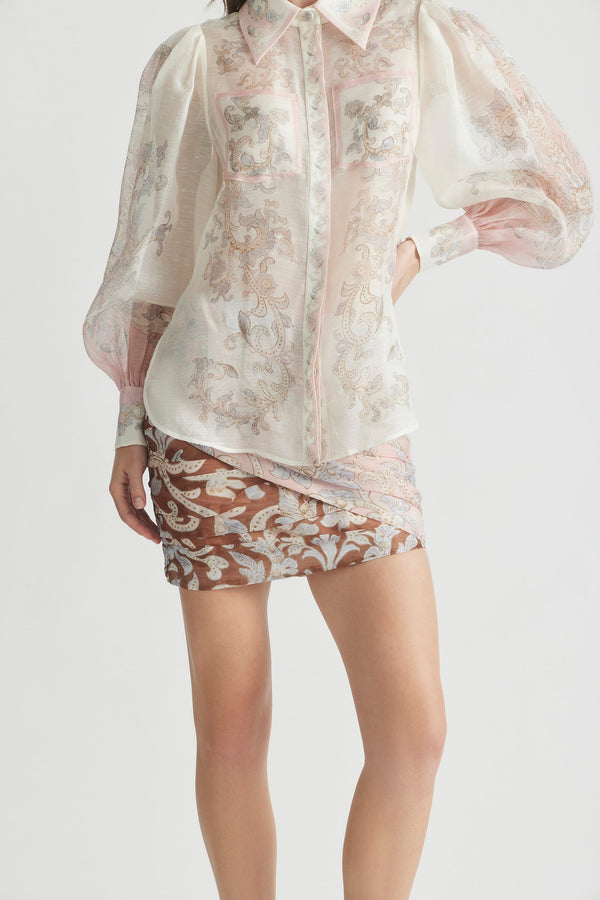 ANTIPODEAN Bitter Sweet Balloon Blouse Sz16