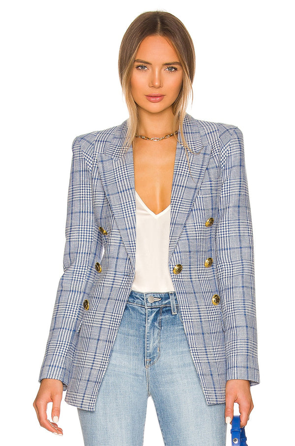 SMYTHE Not A DB Pagoda Blazer - Blueberry US4 NZ8