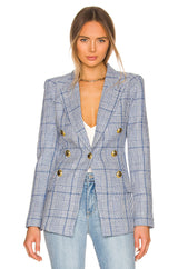 SMYTHE Not A DB Pagoda Blazer - Blueberry US4 NZ8