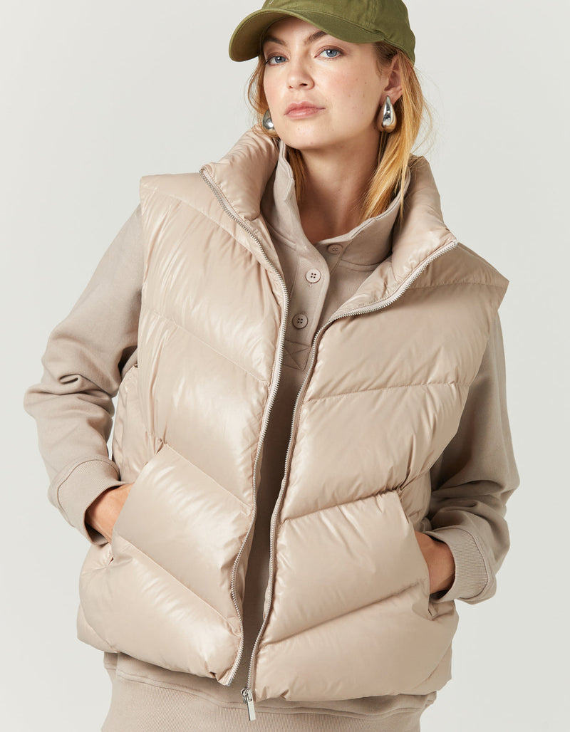 SUPERETTE Davis Vest - Blush Sz10