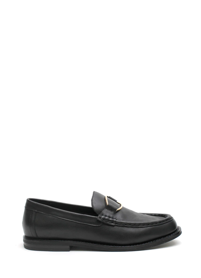 LA TRIBE Amelia Loafer - Black Gold EU38
