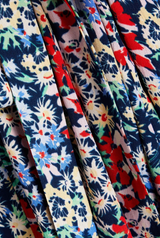 BYTIMO Floral Crepe Midi Dress SzXS